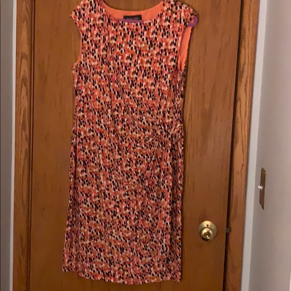 Coral Black Label Wrap Dress